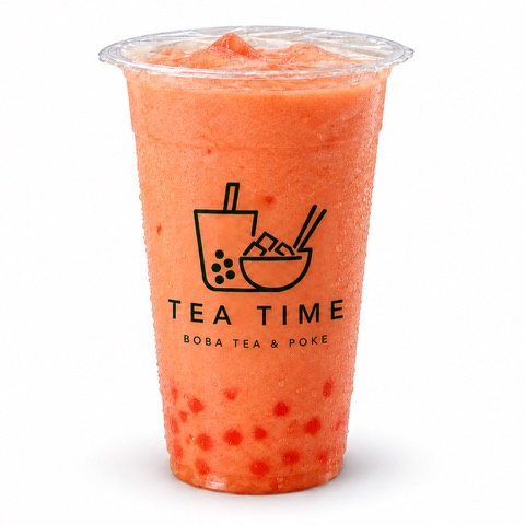 Fruit Snow Ice / Slush drink at Tea Time in Waco