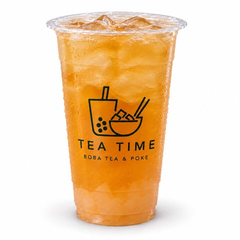 Fruity Green Tea (Jasmine) drink at Tea Time in Waco